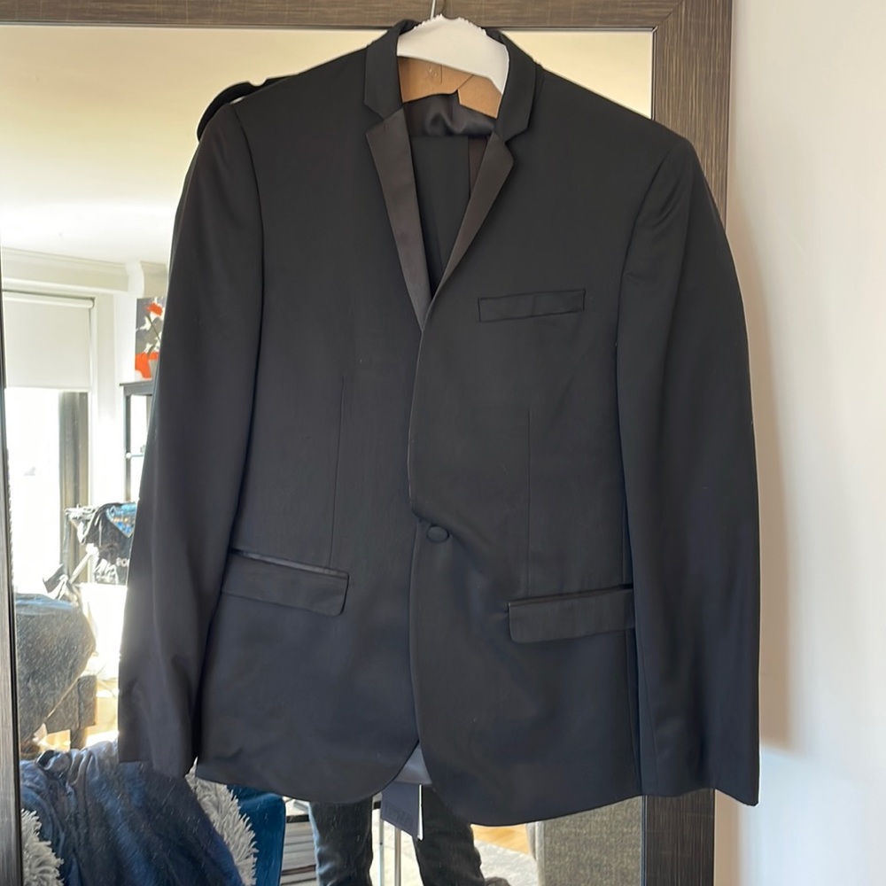 ASOS TUXEDO jacket and pants worn once